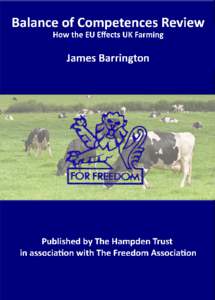 About the author James (Jim) Barrington is a former Executive Director of the League Against Cruel Sports. He has been involved in various animal welfare campaigns for almost 40 years. Currently, he is a welfare consult