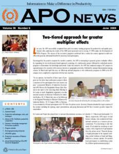 Information to Make a Difference in Productivity  APO news Volume 39 Number 6