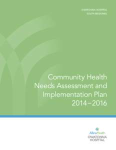 owatonna hospital south regional Community Health Needs Assessment and Implementation Plan