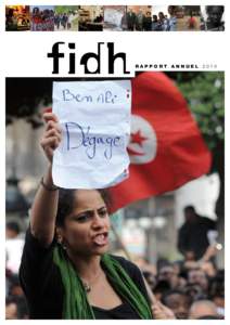 Rapport Annuel 2010  Rapport annuel 2010 Couverture : © FETHI BELAID /AFP