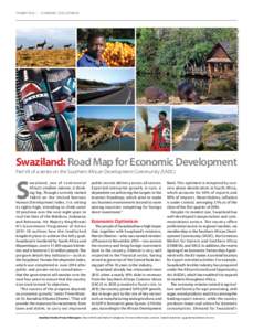 PROMOTION | ECONOMIC DEVELOPMENT  © Alamy — Fernando Quevedo de Oliveira; Robert Lind; Sabena Jane Blackbird; Ariadne Van Zandbergen; Joan Gravell; Africa Media Online; Images of Africa Photobank Swaziland: Road Map f