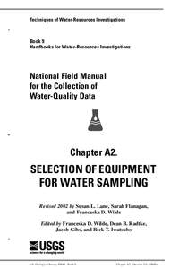 Techniques of Water-Resources Investigations + Book 9 Handbooks for Water-Resources Investigations