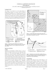 PAJINGO Au–Ag DEPOSITS, QUEENSLAND I.D.M. Robertson CRC LEME, CSIRO Exploration and Mining, PO Box 1130,Bentley, WAINTRODUCTION