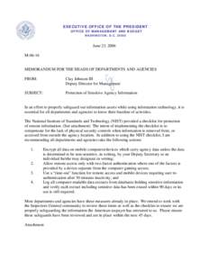 National Institute of Standards and Technology / Computing / Computer network security / Security controls / NIST Special Publication 800-53 / Information security / Standards for Security Categorization of Federal Information and Information Systems / Internet privacy / Personally identifiable information / Computer security / Security / Data security