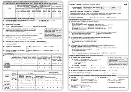 Questionnaire Famille INED H 2008.qxp