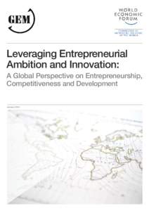 Leveraging Entrepreneurial Ambition and Innovation: A Global Perspective on Entrepreneurship, Competitiveness and Development  January 2015