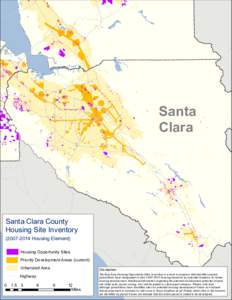 Santa Clara Santa Clara County Housing Site InventoryHousing Element)