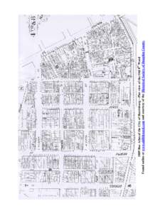 1889 Roe Atlas of the City of Harrisburg—Plat view of the Old 8th Ward Found online at www.old8thward.com and courtesy of the Historical Society of Dauphin County. 