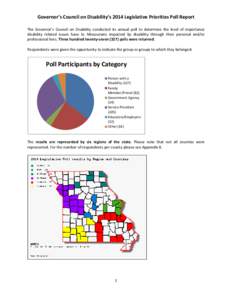 2014 Legislative Priorities Poll Report