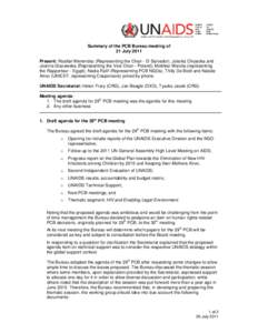 United Nations Development Group / HIV / HIV/AIDS / United Nations / Joint United Nations Programme on HIV/AIDS