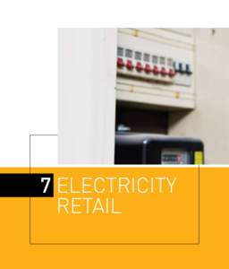 7	Electricity RETAIL Bernd Vogel (Corbis)  The retail market is the final link in the electricity supply chain. It provides the main