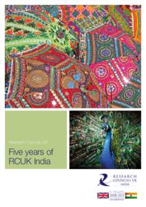 Research Councils UK  Five years of RCUK India  Research Councils UK