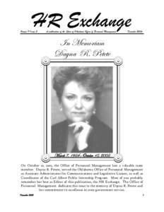 Civil service in the United States / International Public Management Association for Human Resources / Government / United States Office of Personnel Management / Human resource management / OPM / Frank Keating / Public administration / Brad Henry / Governors of Oklahoma / Oklahoma Office of Personnel Management / Oklahoma