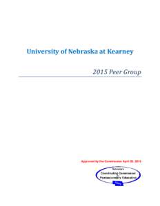 Education in the United States / Carnegie Classification of Institutions of Higher Education / Nebraska / Education / University of Nebraska at Kearney / Integrated Postsecondary Education Data System / United States Department of Education / Higher education in the United States