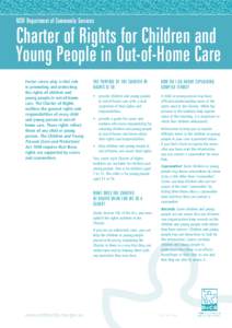 Charter of Rights for children and young people in out-of-home care fact sheet