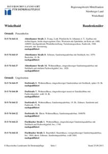 Regierungsbezirk Mittelfranken Nürnberger Land Winkelhaid