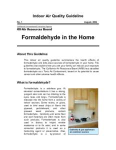 Guidance Document: ARB formald guideline Final 9-04