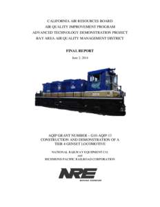 Jefferson County /  Illinois / National Railway Equipment Company / United States emission standards / Diesel locomotive / Emission standard / Carl Moyer Memorial Air Quality Standards Attainment Program / NRE 2GS14B / NRE 2GS36C-DE / Rail transport / Land transport / Rolling stock