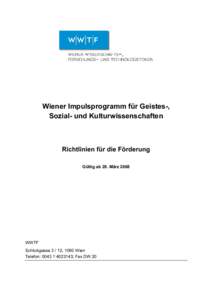 Wiener Wissenschafts-, Forschungs-