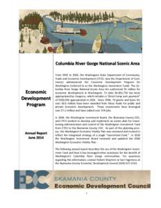 Columbia River Gorge National Scenic Area  Economic Development Program