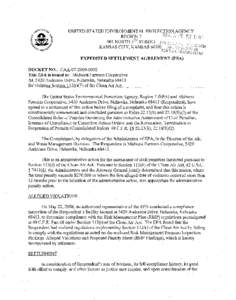 consent agreement, midwest farmers cooperative, nehawka, nebraska, march 9, 2009,caa[removed]