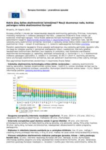 Europos Komisijos - pranešimas spaudai  Kokie jūsų šalies skaitmeniniai laimėjimai? Nauji duomenys rodo, kokios pažangos reikia skaitmeninei Europai Briuselis, 24 Vasario 2015 Europos piliečiai ir įmonės dar nep