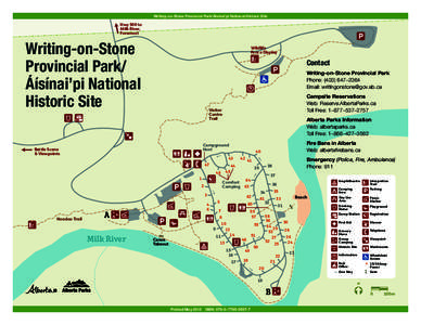 Writing-on-Stone Provincial Park/Áísínai’pi National Historic Site  Hwy 500 to Milk River, Foremost
