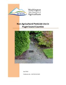 NON-AGRICULTURAL PESTICIDE USE IN PUGET SOUND COUNTIES