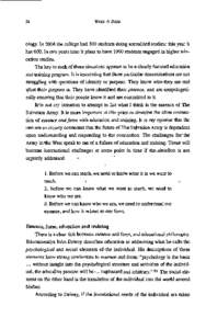 54  WORD & DEED ology. In 2004 the college had 300 students doing accredited studies; this year it has 600. In two years time it plans to have 1000 students, engaged in higher education studies.