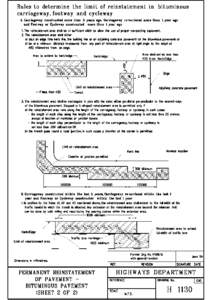 Permanent Reinstatement of Pavement - Bituminous Pavement