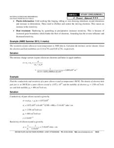 Microsoft Word - Electronic Properies of Materials.doc