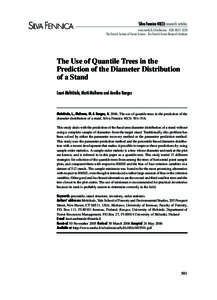 Quantile / Forest inventory / Relascope / Mean squared error / Order statistic / Percentile / Sample maximum and minimum / Diameter at breast height / Plot / Statistics / Summary statistics / Basal area