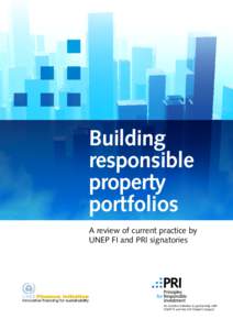 Building Principles responsible for Responsible property Investment