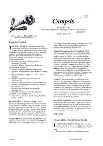 No. 14 March 2000 Campsis Newsletter of the Association of Friends of Botanic Gardens (Victoria) Inc.