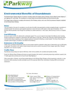 Roundabout / Utility cycling / Windsor /  Ontario / Traffic / Dougall Avenue / Intersection / Interchange / Ontario Highway 3B / Ontario Highway 401 / Transport / Land transport / Road transport