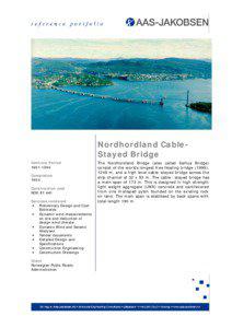 Nordhordland CableStayed Bridge Contract Period[removed]