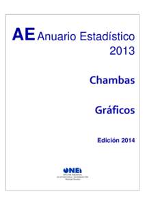    AE Anuario Estadístico 2013 Chambas Gráficos