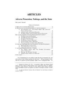 Legal terms / Tort law / Adverse possession / Adverse / Easement / Trespass / Quiet title / Citation signal / Possession / Law / Real property law / Property law