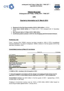 Ackermans & van Haaren / Dredging / Accountancy / Confédération Fiscale Européenne / DEME / Business / International Financial Reporting Standards