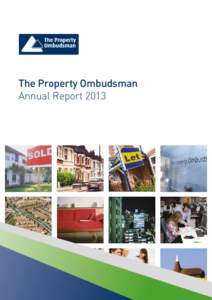 The Property Ombudsman Annual Report 2013 Contents 4