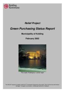 Relief Project  Green Purchasing Status Report Municipality of Kolding February 2002