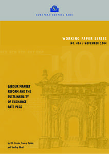 Labour market reform and the sustainability of exchange rate pegs