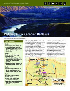 Kneehill County /  Alberta / Drumheller / Red Deer River / Saskatchewan River / Dry Island Buffalo Jump Provincial Park / Badlands / Midland Provincial Park / Bleriot Ferry / Dinosaur Provincial Park / Geography of Canada / Alberta / Starland County /  Alberta