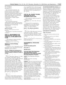 Federal Register / Vol. 63, No[removed]Thursday, December 24, [removed]Rules and Regulations List of Subjects 40 CFR Part 51 Environmental protection, Air pollution control, Administrative practice and procedure, Carbon