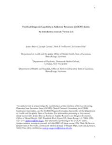 IDDT Fidelity Scale Protocol (Revision of[removed]Page 1 Integrated Dual Disorders Treatment Fidelity Scale