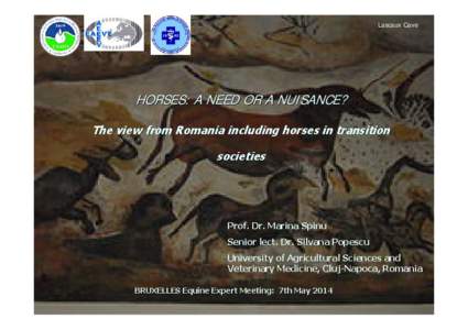 Lascaux Cave  HORSES: A NEED OR A NUISANCE? The view from Romania including horses in transition societies