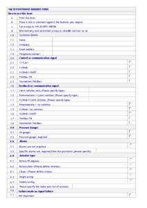 VALVE POSITIONER ENQUIRY FORM How to use this form. a Print the form.