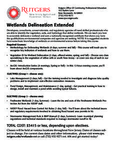 Water pollution / Aquatic ecology / Wetland / New Jersey Department of Environmental Protection / Stormwater / Environment / Earth / Water