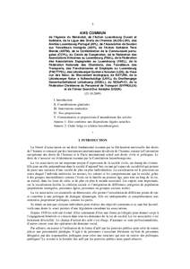 5  AVIS COMMUN de l’Agence du Bénévolat, de l’Action Luxembourg Ouvert et Solidaire, de la Ligue des Droits de l’Homme (ALOS-LDH), des Amitiés Luxembourg-Portugal (APL), de l’Association de Soutien