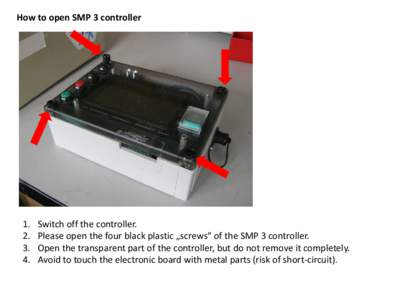 How to open SMP 3 controller[removed].